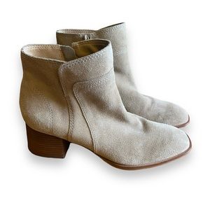 Lucky Brand Tan Suede Ankle Boots